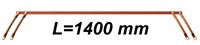 Kontaktförbin.skena 1400mm