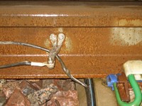 Y-förbindning 2x25mm2. m. M8 skruvsats