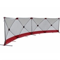 7.2x1,8m Screening Red/White