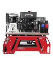 Dieseldriven kompressor och elverk 11hk 900l/min 13bar 50l/tank