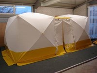 2x250 ihopsättbara tält Elskåp