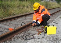Econect PinBrazing on railway in action
