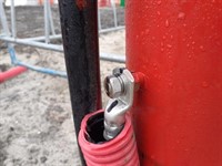 grounding fire hydrant pin brazing threaded