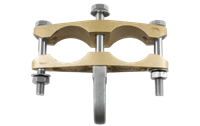 Eye clip for double GRP rod 55 mm