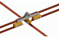 Adjustable crossing 45-90 deg. for TRAM