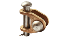 Hinge contact 37/21 with two pins