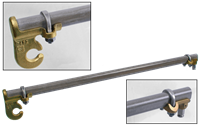 Insulated steady arm (L=800mm with bolt)
