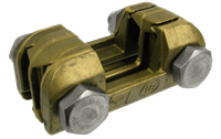 Contact wire connection clamp