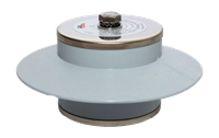Single Surge arrester PSP1/10/III on the round pole including bracket
