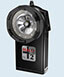 HP11R Lampa m. röda LED. ex batterier
