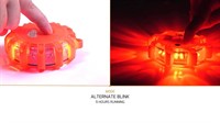 Pulsar Pro Sekventiell - Röd/Orange blixtljus Kit m. 5st