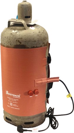Propane cylinder heater: 1500W for 17-45 kg