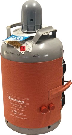 Propane cylinder heater:1000W for 11-22 kg, 860x330mm