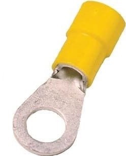Insulated ring-terminals 4 - 6 mm²-6, yellow