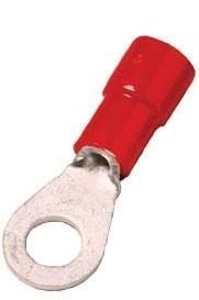 Insulated ring-terminals 0.5 - 1 mm²-3.5, red