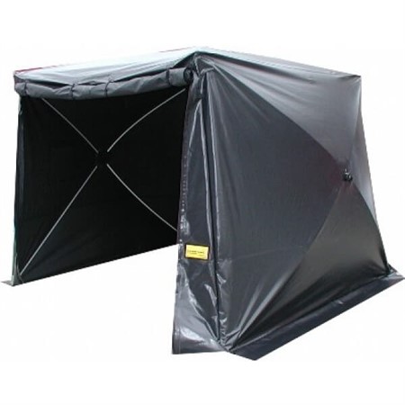 4x4x2,4m Forensic Tent Black/black roof