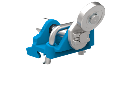 Neutraliseringsrullar Vortok Fastclip f. Sverige UIC 60