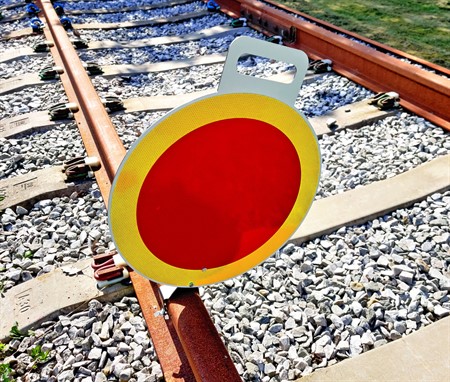 Stop sign rail SE Composite 50/UIC 60
