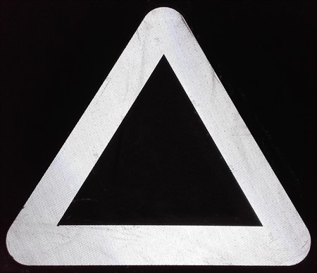Tavla -Ljudsignal triangel
