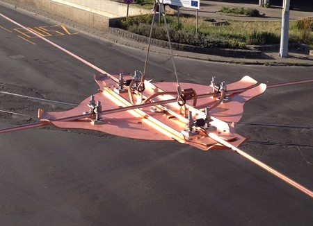 KUDISC 55°-90° Spårvägskors