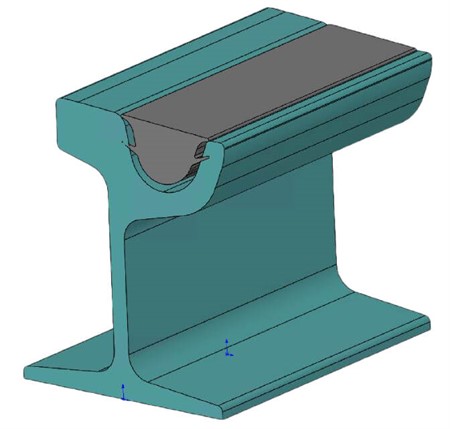 Rubber gap filler for rail flangeways
