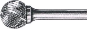Carbide Burr Type F. Shaft Ø6mm