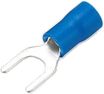 Isolerad gaffelkabelsko blå, 16mm²-8