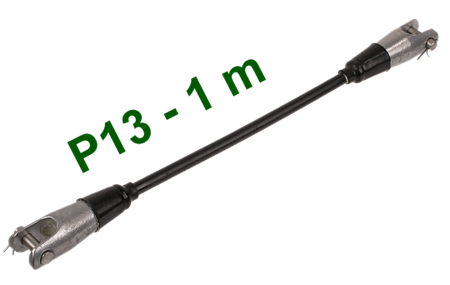 PARAFIL-vibrationsdämpare P13,5 L=1000 mm