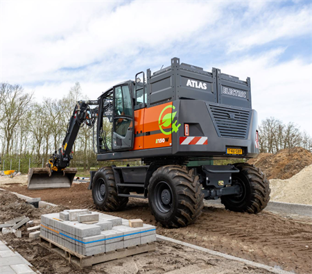 AMT Eldriven spårgående grävmaskin