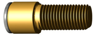 Threaded Brazing pin M10 (Rail)