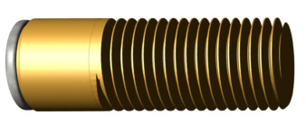 Threaded brazing pin M12 (Rail)