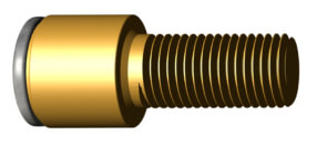 Threaded Brazing pin M8 f. CP
