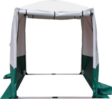 300 PVC Tunnel Speed Tent /White/Black lower section