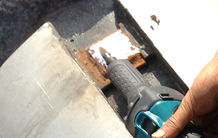 Slipa fästytan Slipa fästytan