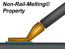 Non-Rail-Melting© property